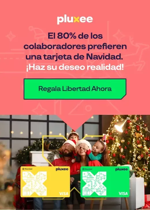 Pluxee Navidad - 80% colaboradores 